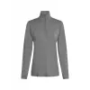 Icebreaker Merino 200 Oasis LS Half Zip Women's Gritstone Heather