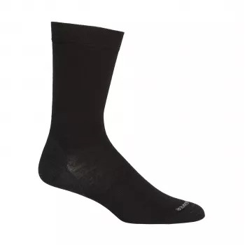 Icebreaker Merino Lifestyle Fine Gauge Crew Socks Men's Black