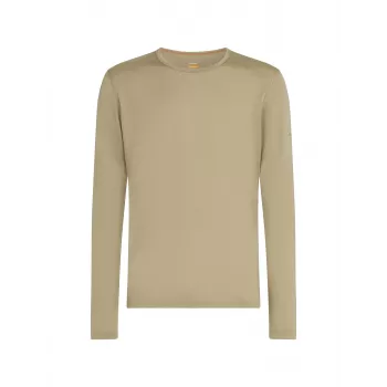 Icebreaker Merino Oasis LS Crew 200 Men's Long Sleeve Base Layer Shirt Flagstone