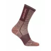 Icebreaker Merino Run+ Ultralight Crew Women's Socks Java/Acid Pink