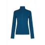Icebreaker Real Fleece Descend LS Zip Women's Atlantis
