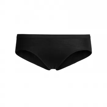 Icebreaker Siren Hipkini Women's Black Merino Wool Briefs