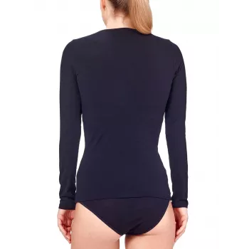 Icebreaker Siren L/S Sweetheart Long Sleeve Top - Black, XS