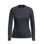 Icebreaker Women's 200 Oasis Long Sleeve Crewe Thermal Base Layer Top - Midnight Navy - XS