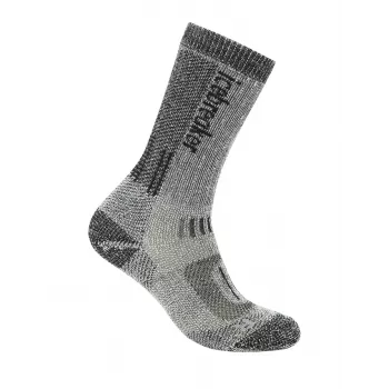 Icebreaker Women's Hike+ Mountaineer Mid Calf Socks - Jet Heather/Black