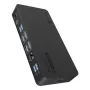 ICY BOX Heart Dock 2255 11-in-1 Docking Station, DisplayLink DL-6950, 2x HDMI/DP 4K@60Hz, 96W Power Delivery, Gigabit LAN, USB-C/A 10Gbps