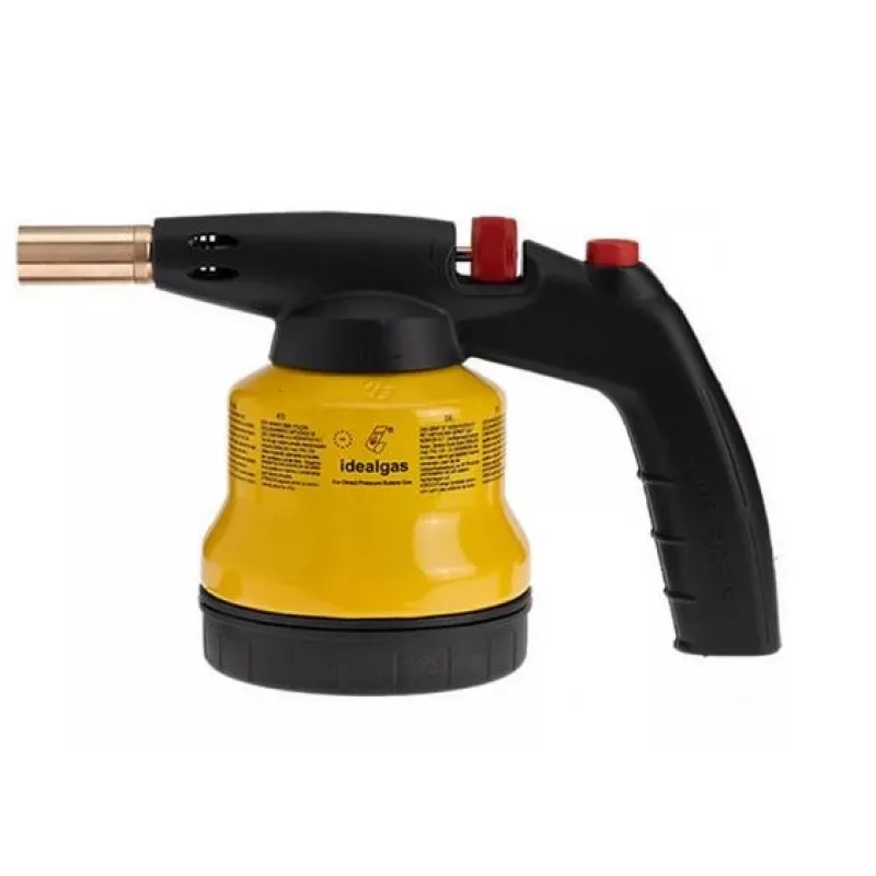 IDEALGAS Soldering Torch with Piezo Ignition, Metal Body, 1.9 kW
