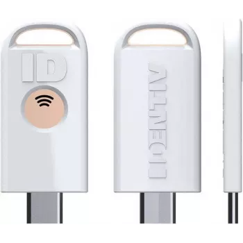Identiv 905602 Contact Smart Card Reader - USB 2.0, EMV Level 1, PC/SC CCID, Black