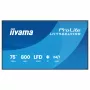 IIYAMA LH7566UHSB-B1AG 75 inch 4K UHD Digital Signage Display with Android 11, 24/7 Operation