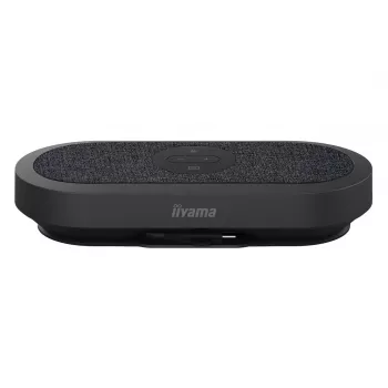 IIYAMA WP-MEET03M Wireless Presentation Transmitter with 8-Mic Array, 4K UHD, USB-C, Black