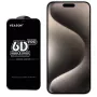 iLike 6D Full Face Glue 9H Tempered Glass Screen Protector for Apple iPhone 15 Plus with Black Frame