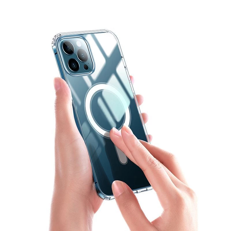 iLike Anti Shock 1.5 mm Mag Case for Samsung Galaxy A17 4G / A17 5G Transparent Big Hole