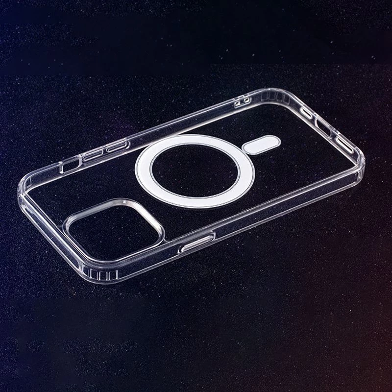 iLike Anti Shock 1.5 mm Mag Case for Samsung Galaxy A17 4G / A17 5G Transparent Big Hole