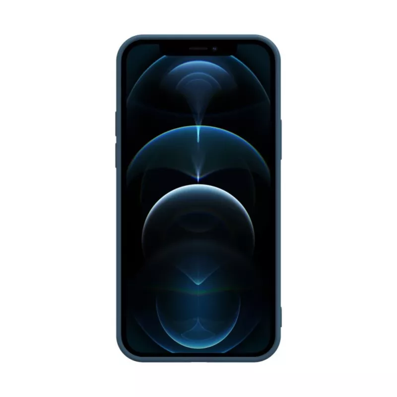 iLike Apple iPhone 12 Pro Max Nano Silicone Case Midnight Blue