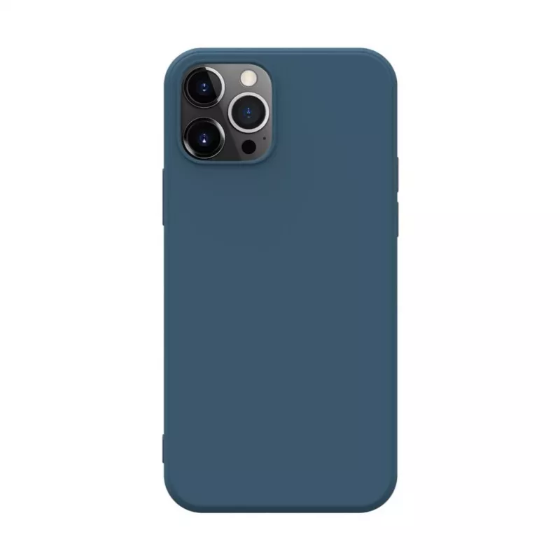 iLike Apple iPhone 12 Pro Max Nano Silicone Case Midnight Blue