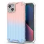 iLike Apple iPhone 14 Pink and Blue Armored Protect Case Blue