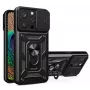 iLike Apple iPhone 14 Pro Max Armor Camshield Case Black