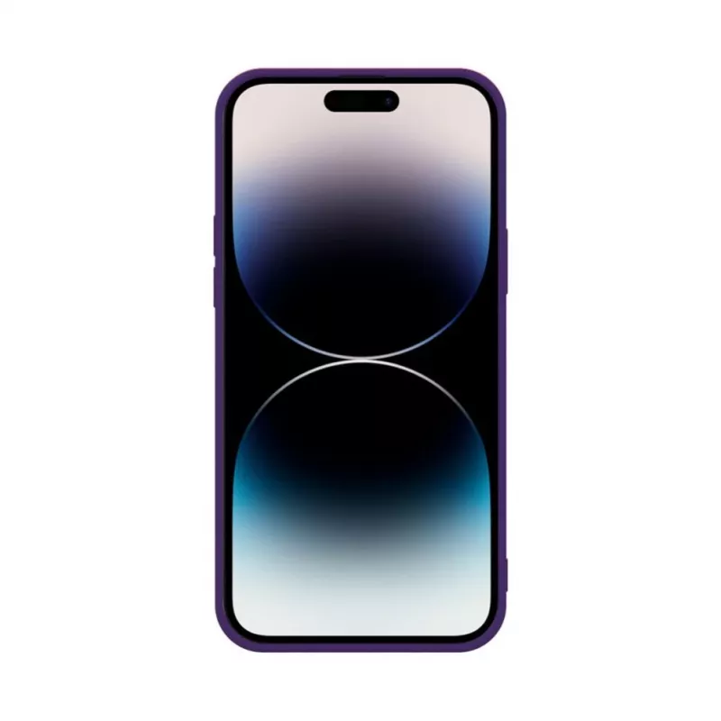 iLike Apple iPhone 14 Pro Max Nano Silicone Case Deep Purple