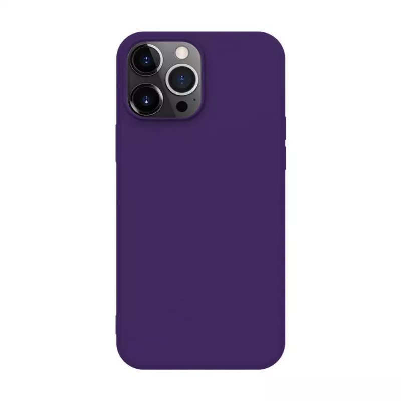 iLike Apple iPhone 14 Pro Max Nano Silicone Case Deep Purple