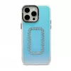 iLike Apple iPhone 15 Laser Shell Square Back Cover Transparent