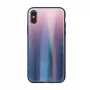 iLike Apple iPhone 7 Plus / iPhone 8 Plus Aurora Glass Case Brown Black