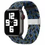 iLike Apple Watch 38/40/41mm Braided Fabric Strap Blue