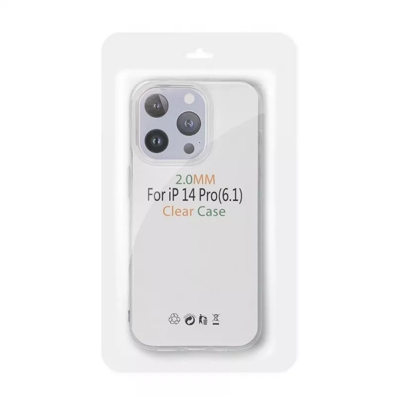 iLike Clear Case for iPhone 17 Pro / 18 Pro (Low Camera Edge) 2 mm Transparent