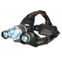 iLike CP-HDL-BK Front Headlight, Headlamp, 3x LED CREE Lamp, Strong Long Range, Black
