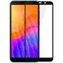 iLike Huawei Y5p 2.5D Curved Edge Tempered Glass Screen Protector - Black Frame Full Glue