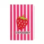 iLike iPad 10.2 / 10.5 Folio Case Strawberry Design - Pink Red Green