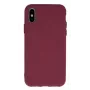 iLike iPhone 11 Silicone Case Burgundy - Shock-Absorbing Back Cover with Microfiber Lining