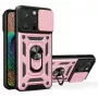 iLike iPhone 14 Pro Max Armor Camshield Case Pink