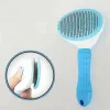 iLike Pet Smart Pet Comb for Dogs & Cats Soft Silicone De-shedding Brush for 15–25 mm Fur