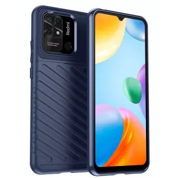 iLike Redmi 10C / Poco C40 Case Flexible Armored Cover Blue