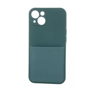 iLike Samsung Card Cover Case for Samsung Galaxy A13 4G Green Forest