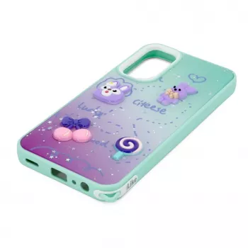 iLike Samsung Galaxy A15 Epoxy Cartoon Cover Mint