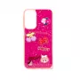 iLike Samsung Galaxy A15 Epoxy Cartoon Cover Rose Red