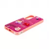 iLike Samsung Galaxy A55 Epoxy Cartoon Cover Rose Red