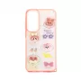 iLike Samsung Galaxy A55 Epoxy Cartoon Cover White Pink