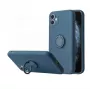 iLike Silicone Ring Case for Xiaomi Redmi Note 10 Pro / Pro Max - Blue
