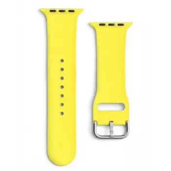 iLike Silicone Strap APS Silicone Watch Band 8/7/6/5/4/3/2 / SE (41/40/38mm) Strap Watchband Yellow