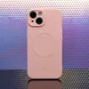 iLike Simple Color Mag Case for Samsung Galaxy A57 5G Pink