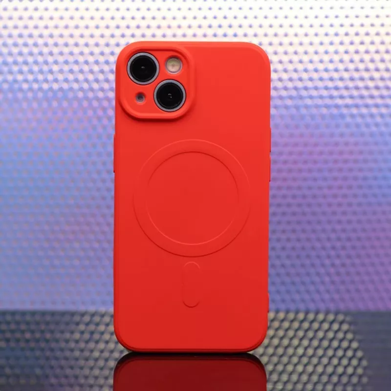 iLike Simple Color Mag Case for Samsung Galaxy A57 5G Red