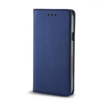 iLike Smart Magnet Case for Xiaomi Redmi 9C / 10A, Navy Blue - Premium PU Leather Wallet Flip Case with Card Slots, Kickstand