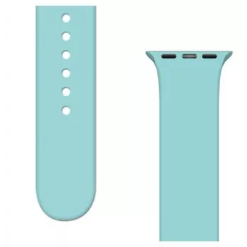 iLike Strap APS Silicone Band for Watch Ultra / 8 / 7 / 6 / 5 / 4 / 3 / 2 / SE (45 / 44 / 42mm) Strap Watch Bracelet Light Blue