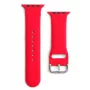 iLike Strap APS Silicone Watch Band for Apple Watch 8/7/6/5/4/3/2/SE (41/40/38mm) Red