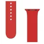 iLike Strap APS Silicone Watch Band for Apple Watch 8/7/6/5/4/3/2/SE (41/40/38mm) Red