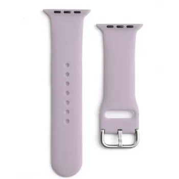 iLike Strap APS Silicone Watch Band for Apple Watch 8/7/6/5/4/3/2/SE (41/40/38mm) Purple