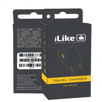iLike Travel Charger ITC01 White - 5W USB-A Wall Charger with EU Plug