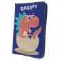 iLike Universal Folio Case Dino Roar for Tablets 9-10 inch | Multi-colour Dinosaur Pattern